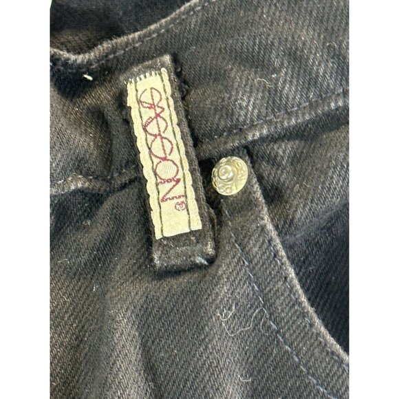 Sasson jeanwear Company Jeans Women's 15/16 Petite Black Denim Vintage - Picture 3 of 16